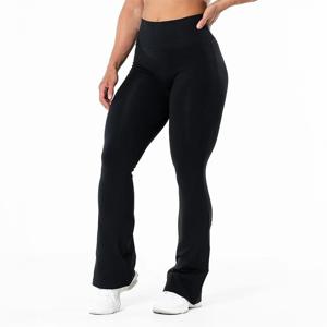 Prime Scrunch Flared Tights Svart produkt bild