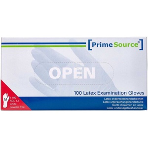 PrimeSource latex handsker u/pudder (m) produktbillede