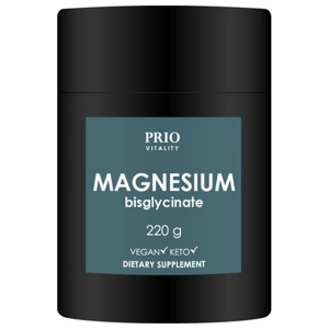 Prio Vitality Magnesiumbisglycinat pulver 220g produkt bild