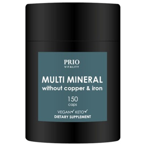 Prio Vitality Multimineral without Copper & Iron 150 kaps produkt bild