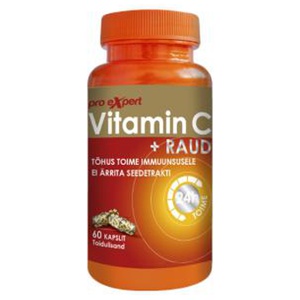 Pro Expert Vitamiin C + Raud kapslid N60 toote pilt
