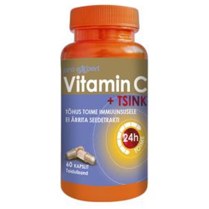 Pro Expert Vitamiin C + Tsink kapslid N60 toote pilt