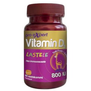 Pro Expert Vitamiin D 800IU nööbikommid N60 toote pilt