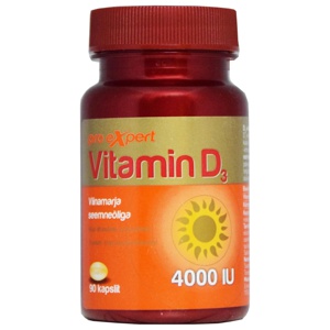 Pro Expert Vitamiin D3 4000IU õlikapslid N90 toote pilt