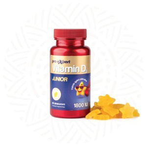 Pro expert vitamiin d3 junior kummikommid 1800iu n60 toote pilt