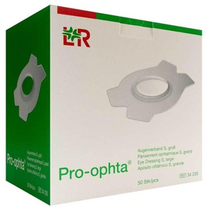 Pro-Ophta Augenverband S groß, 50 St Verband Produktbild
