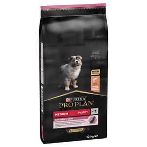 PRO PLAN Puppy Medium Sensitive Skin Lachs 12 kg Produktbild