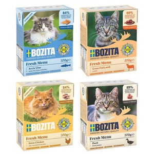 Probierpaket Bozita Häppchen in Soße 24 x 370 g Produktbild