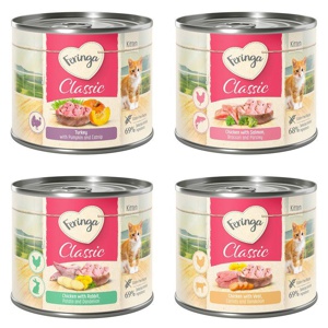 Probierpaket Feringa Classic Meat Menü Kitten 6 x 200 g Produktbild