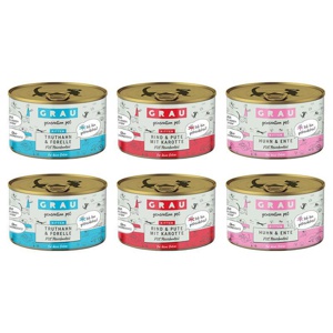Probierpaket GRAU Kitten 6 x 200 g Produktbild