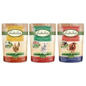 Probierpaket Lukullus Frischebeutel 6 x 300 g Produktbild