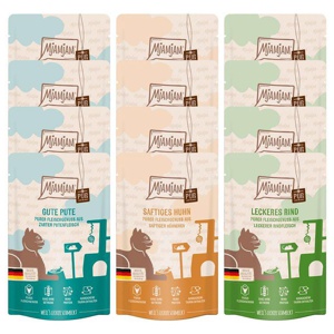 Probierpaket MjAMjAM purer Fleischgenuss 12 x 125 g Produktbild