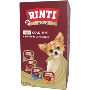 Probierpaket Rinti Gold Mini Schale 8 x 100 g Produktbild