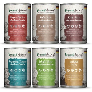 Probierpaket Venandi Animal 6 x 400 g Produktbild