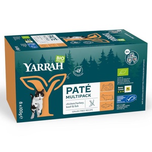 Probierpaket Yarrah Bio Pate 8 x 100 g Produktbild