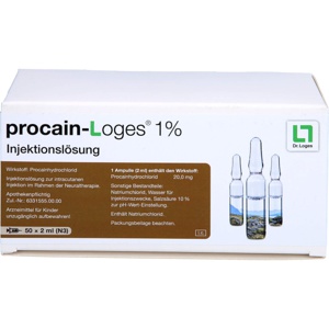 PROCAIN-Loges 1% Injektionslösung Ampullen Produktbild
