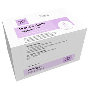 PROCAIN pharmarissano Ampulle 0,5% 2 ml Inj.-Lsg. Produktbild