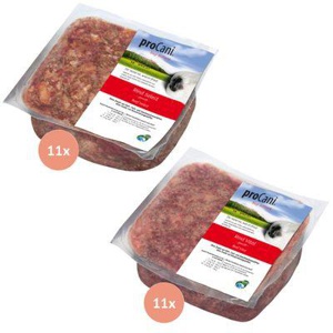 ProCani BARF-Paket pur Select + Vital Rind 22x500 g Produktbild