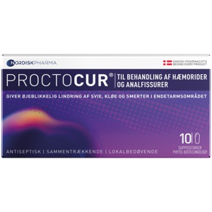 Proctocur Suppositorier produktbillede