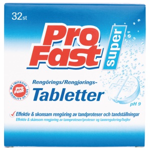 ProFast Rengjøringstabletter 32 stk produktbilde