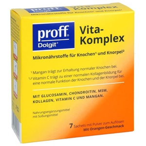 Proff Dolgit Vita-Komplex Pulver Sachets, 7X12 g Pulver Produktbild