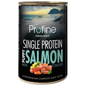 Puppy Single Protein Salmon våtfoder för hund 400g produkt bild