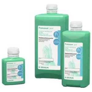 Promanum® pure Händedesinfektionsmittel, 100 ml Lösung Produktbild