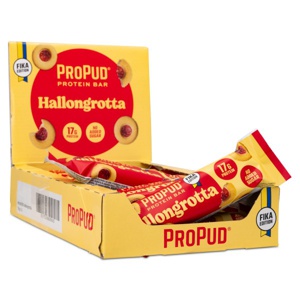 ProPud Protein Bar Hindbær 12-pak produktbillede