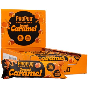 ProPud Protein Bar Smooth Caramel 12-pak produktbillede