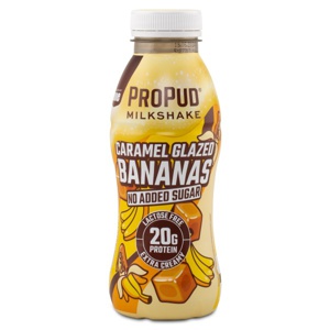 ProPud Protein Milkshake Caramel Glazed Bananas 330 ml produktbillede