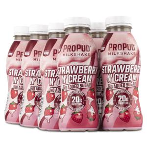 ProPud Protein Milkshake Strawberry n Cream 8-pack produkt bild