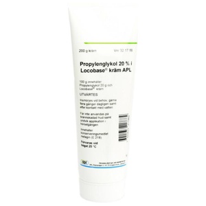 Propylenglykol i Locobase kräm APL, kräm 20 % 200 gr produkt bild