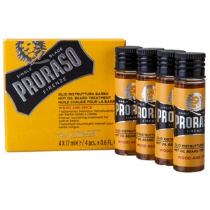 Proraso Hot Oil Beard Treatment (Bartbehandlung) 4x17 ml Produktbild