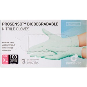 Prosenso Bionedbrydelig Nitrilhandske X-Large produktbillede