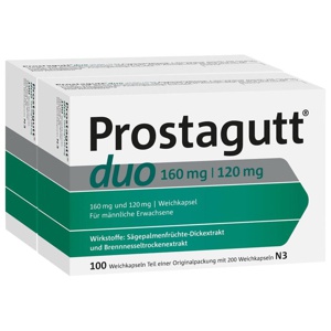 Prostagutt duo 160 mg/120 mg Weichkapseln Produktbild