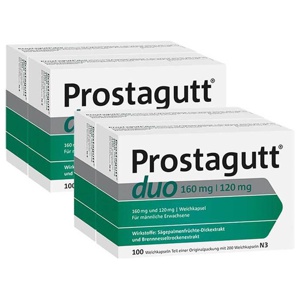 Prostagutt duo 160 mg/120 mg Weichkapseln, 2x200 St Weichkapseln Produktbild