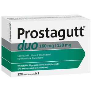 Prostagutt duo 160 mg/120 mg Weichkapseln Produktbild