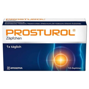 Prosturol Zäpfchen, 10 St Suppositorien Produktbild