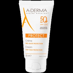 PROTECT crema solar SPF50+ sin parfüm 40 ml Produktbild