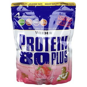 PROTEIN 80 Plus Erdbeere Pulver Produktbild