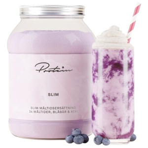 Protein.com Slim Måltidsersättning Blåbär & Acai 1200 g produkt bild