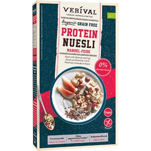 Protein Müsli - Mandel-Figner Øko. - 300 gram produktbillede