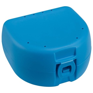 PROTHESEN ZAHNSPANGENBOX universal hellblau Produktbild