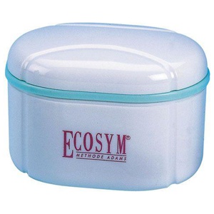 PROTHESENBOX Ecosym oval mit Sieb 3tlg Produktbild