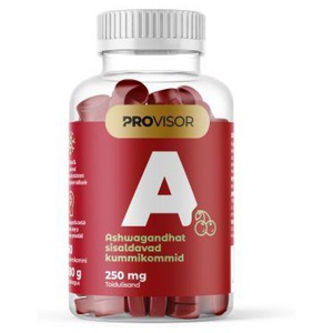 Provisor Ashwagandha kummikommid 250mg N60 toote pilt