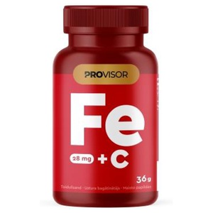 Provisor Raud 28mg + Vitamiin C N60 toote pilt
