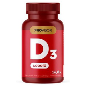 Provisor Vitamiin D3 kapslid viinamarjaseemneõliga 4000IU N90 toote pilt