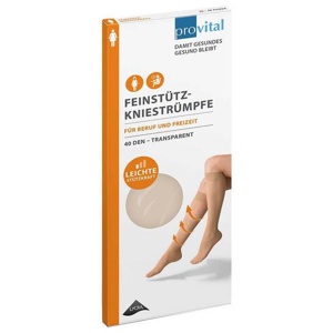 PROVITAL 40den Stützkniestrümpfe Gr.35-38 perle Produktbild