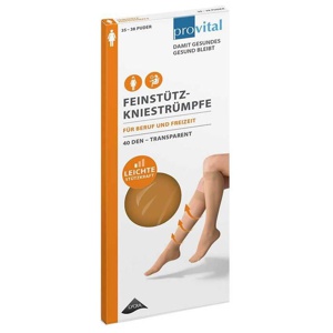 PROVITAL 40den Stützkniestrümpfe Gr.39-42 puder Produktbild