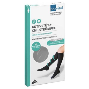 PROVITAL Aktivstützkniestr.Damen Gr.35-38 hellgrau Produktbild